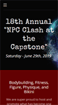 Mobile Screenshot of npcclashatthecapstone.com